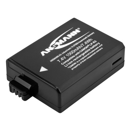 ANSMANN Batterie pour Appareil Photo A-Can LP E5 7,4V 1000 mAh (1 PCE) – Batterie de Rechange pour Appareil Photo Canon EOS 450D