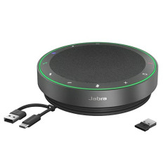 Jabra Speak2 75 Enceinte Bluetooth USB-A, 4 micros antibruit et Haut-Parleur 65 mm Pleine Gamme - Certifié MS Teams, Fonctionne