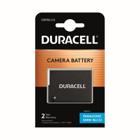 Duracell DRPBLC12 Batterie pour Panasonic DMW-BLC12 Appareil photo numérique Noir