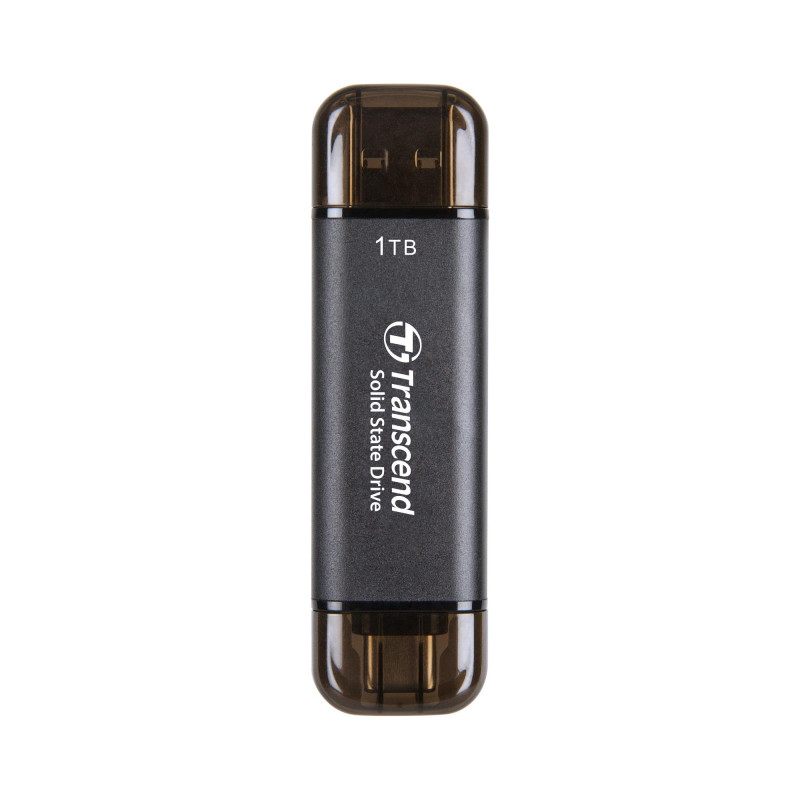 Transcend ESD310C SSD Portable 1To Type-A/Type-C Compatible PS4/PS5 Noir - TS1TESD310C Transcend ESD310C SSD Portable 1To Type-A/Type-C Compatible PS4/PS5 Noir - TS1TESD310C