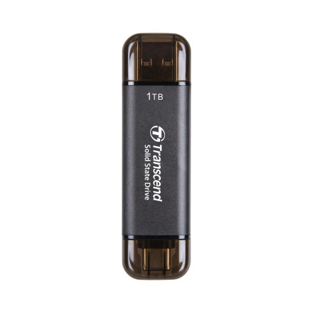 Transcend ESD310C SSD Portable 1To Type-A/Type-C Compatible PS4/PS5 Noir - TS1TESD310C