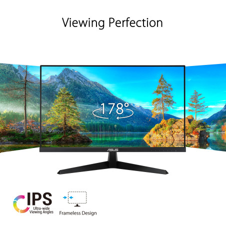 ASUS VY249HGE – Moniteur gaming Eye Care 24" Full HD (1920 x 1080), IPS, 144Hz, IPS, SmoothMotion, 1ms (MPRT), FreeSync Premium,