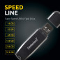 Intenso Speed Line - 512 Go - Clé USB 3.2 Gen 1x1, Noir Intenso Speed Line - 512 Go - Clé USB 3.2 Gen 1x1, Noir