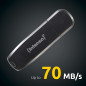 Intenso Speed Line - 512 Go - Clé USB 3.2 Gen 1x1, Noir Intenso Speed Line - 512 Go - Clé USB 3.2 Gen 1x1, Noir