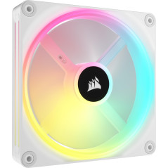 Corsair iCUE Link QX140 RGB à Dôme Magnétique de 140mm Ventilateur - Blanc