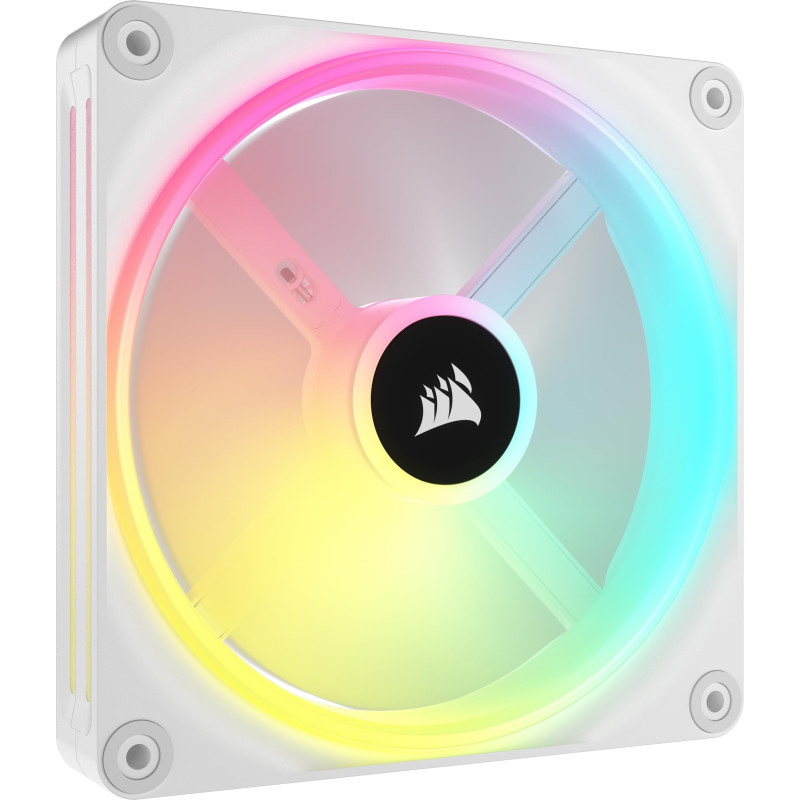 Corsair iCUE Link QX140 RGB à Dôme Magnétique de 140mm Ventilateur - Blanc Corsair iCUE Link QX140 RGB à Dôme Magnétique de 140mm Ventilateur - Blanc