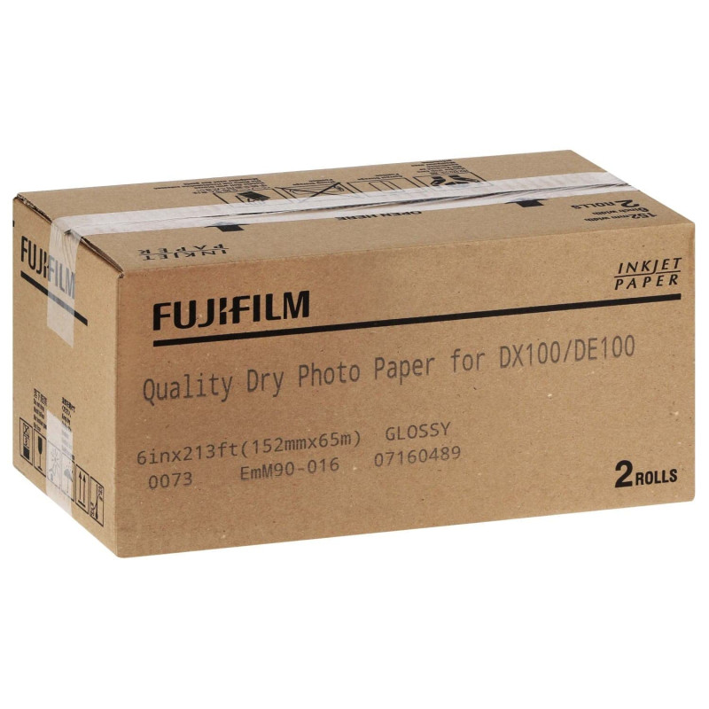 1x2 Fujifilm DL Papier 230 g 152 mm x 65 m Brillant 1x2 Fujifilm DL Papier 230 g 152 mm x 65 m Brillant