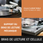 Lenco L-3809 Platine Vinyle - Platine DJ Direct Drive - USB - Préampli - 33 et 45 RPM - MMC - RCA - Sortie Ligne - Bleu Métallis Lenco L-3809 Platine Vinyle - Platine DJ Direct Drive - USB - Préampli - 33 et 45 RPM - MMC - RCA - Sortie Ligne - Bleu Métallis