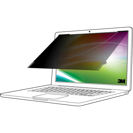 3M Bright Screen Filtre de confidentialité pour Ordinateur Portable 12,1" 16:10, BP121W1B