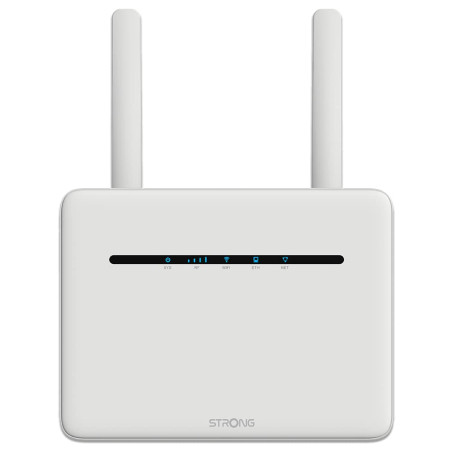 STRONG Routeur 4G+ LTE Cat 6 300 Mbps|WiFi AC Dual Band 1200 Mbps|Modem|Hotspot| 4 Ports RJ45 Gigabit|Compatible Tout opérateur