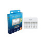 eneloop Smart 8 Chargeur, pour 1-8 Piles Rechargeables AA/AAA, 5h de Temps de Charge, 9 Fonctions de sécurité eneloop Smart 8 Chargeur, pour 1-8 Piles Rechargeables AA/AAA, 5h de Temps de Charge, 9 Fonctions de sécurité