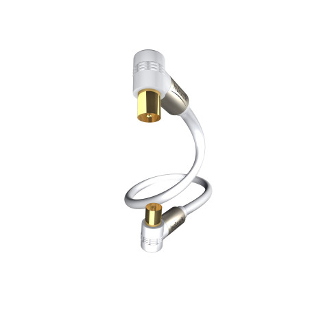 In - Akustik Premium HDTV 90¬∞ câble d'antenne Koax 100dB 3,0 m