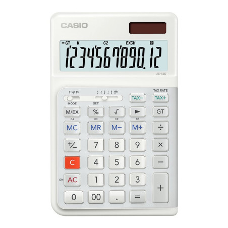 CASIO - Calculatrice de Bureau JE-12E-WE