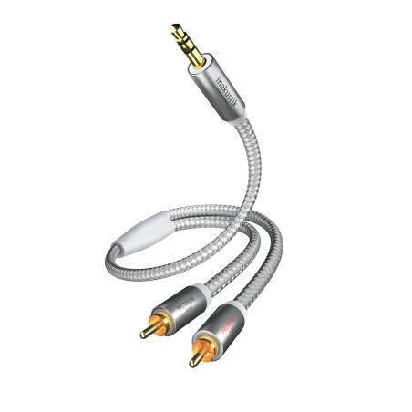 In - Akustik Premium câble audio 3,5 mm jack - Cinch 5,0 m
