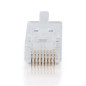 C2G Lot de 25 fiches modulaires RJ45 Cat5E 8 x 8 pour câble plat C2G Lot de 25 fiches modulaires RJ45 Cat5E 8 x 8 pour câble plat