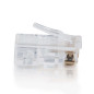 C2G Lot de 25 fiches modulaires RJ45 Cat5E 8 x 8 pour câble plat C2G Lot de 25 fiches modulaires RJ45 Cat5E 8 x 8 pour câble plat