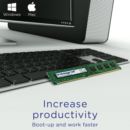Integral 8GB DDR3 RAM 1600MHz DIMM Module de mémoire PC de bureau