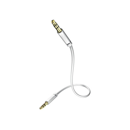 In-akustik Star Câble audio-MP3 Jack 3,5 mm vers jack 3,5 mm 1,5 m Blanc (Import Allemagne)