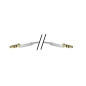 In-akustik Star Câble audio-MP3 Jack 3,5 mm vers jack 3,5 mm 1,5 m Blanc (Import Allemagne)