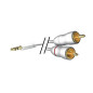 In-akustik Star Câble audio MP3 Jack 3,5 mm / 2 x RCA 5 m Blanc (Import Allemagne) In-akustik Star Câble audio MP3 Jack 3,5 mm / 2 x RCA 5 m Blanc (Import Allemagne)
