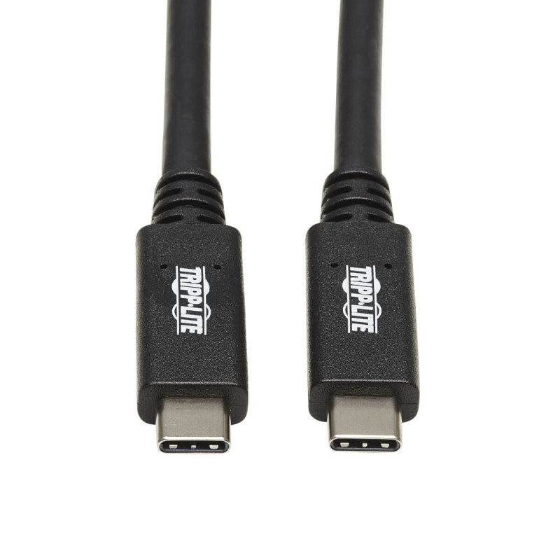 Tripp Lite Câble USB C USB 3.1 Gen 2, indice 5 A 10 Gbit/s M/USB Type C 50,8 cm (U420-20N-G2-5A) Tripp Lite Câble USB C USB 3.1 Gen 2, indice 5 A 10 Gbit/s M/USB Type C 50,8 cm (U420-20N-G2-5A)