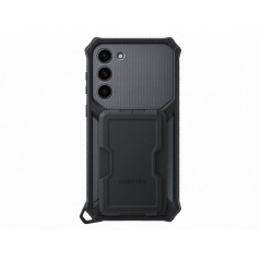 Sam Silicone Grip Case f. Galaxy S23+ BK Black