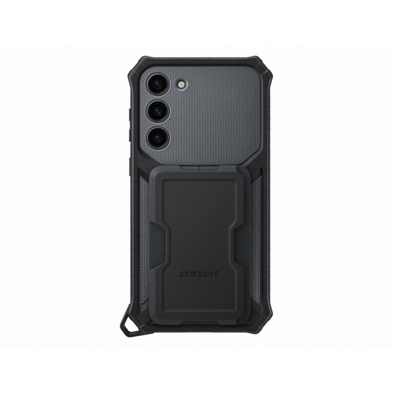 Sam Silicone Grip Case f. Galaxy S23+ BK Black