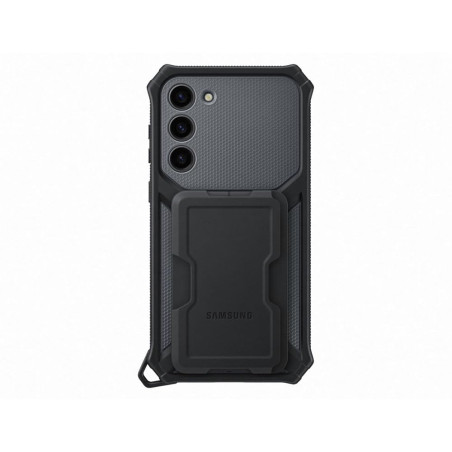 Sam Silicone Grip Case f. Galaxy S23+ BK Black