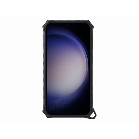 Sam Silicone Grip Case f. Galaxy S23+ BK Black