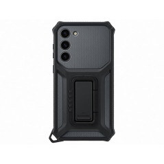 Sam Silicone Grip Case f. Galaxy S23+ BK Black