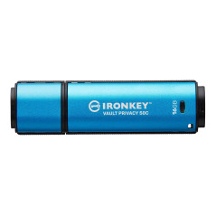 Kingston IronKey Vault Privacy 50 FIPS 197 Type-C - Certifié FIPS 197 et clé USB chiffrée XTS-AES 256 bits pour la protection de