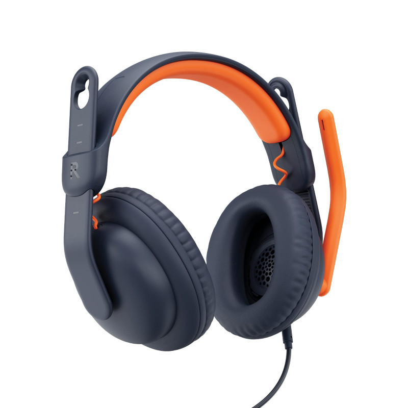 Logitech Zone Learn Casque Filaire avec Microphone pour Les élèves, Ajustement Confortable et réglable pour Les Enfants, Prise A Logitech Zone Learn Casque Filaire avec Microphone pour Les élèves, Ajustement Confortable et réglable pour Les Enfants, Prise A