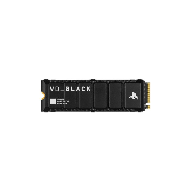 WD_BLACK SN850P 1 To PS5 SSD, Officielle pour Playstation 5 et PS5 Consoles, Lecture jusqu'à 7300 Mo/s, avec Dissipateur Thermiq WD_BLACK SN850P 1 To PS5 SSD, Officielle pour Playstation 5 et PS5 Consoles, Lecture jusqu'à 7300 Mo/s, avec Dissipateur Thermiq