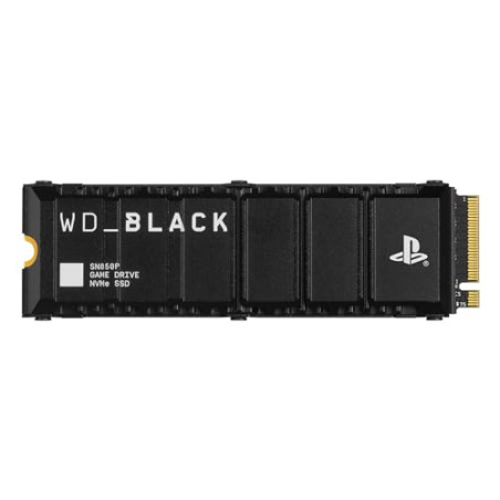 WD_BLACK SN850P 1 To PS5 SSD, Officielle pour Playstation 5 et PS5 Consoles, Lecture jusqu'à 7300 Mo/s, avec Dissipateur Thermiq