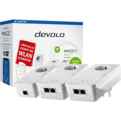 Devolo Magic 2 WiFi Next Multiroom Kit 2400 Mbit/s Ethernet/LAN Blanc 3 pièce(s)