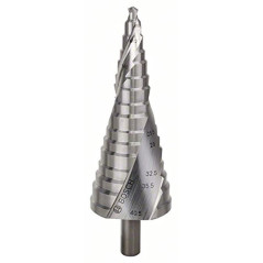 Bosch Accessories 2608587427 Fraise étagée queue 3 pans pour presse-étoupes Longueur 125,5 mm Exécution HSS