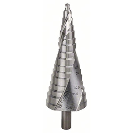 Bosch Accessories 2608587427 Fraise étagée queue 3 pans pour presse-étoupes Longueur 125,5 mm Exécution HSS