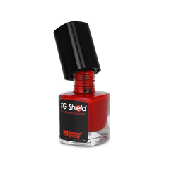 Thermal Grizzly - TG Shield (5 ml, rouge) - Protège les composants contre la pâte thermique liquide et les courts-circuits - Rev