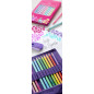 FABER-CASTELL 201737 - Coffret de crayons de couleur Sparkle 12 pièces, dans un étui métallique, triangulaires, incassables FABER-CASTELL 201737 - Coffret de crayons de couleur Sparkle 12 pièces, dans un étui métallique, triangulaires, incassables