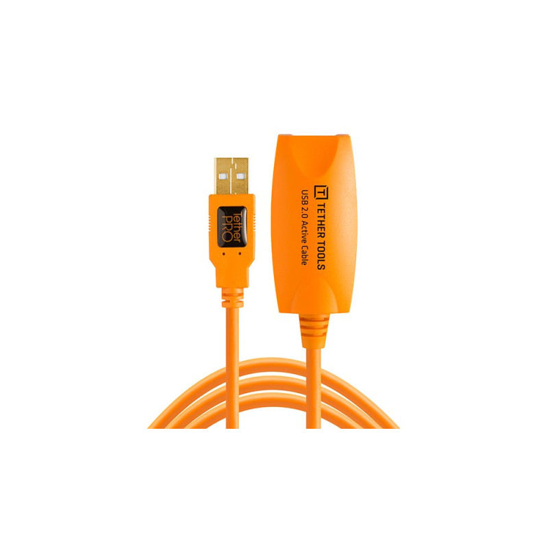 Tether Tools CU1917 câble USB 5 m USB 2.0 A Orange Tether Tools CU1917 câble USB 5 m USB 2.0 A Orange