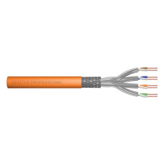 DIGITUS 50 m Cat 7 Câble réseau - S-FTP (PiMF) Simplex - BauPVO Dca - LSZH Sans halogène - 1200 MHz Cuivre AWG 23/1 - Compatible
