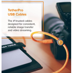 Tether Tools CU1917 câble USB 5 m USB 2.0 A Orange