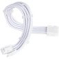 Silverstone SST-PP07E-PCI8W-V2 - Câbles d'extension PSU Super Flexibles, 1 x PCIe 8pin (6+2), Blanc Silverstone SST-PP07E-PCI8W-V2 - Câbles d'extension PSU Super Flexibles, 1 x PCIe 8pin (6+2), Blanc