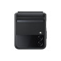 Samsung Galaxy Z Flip4 Etui à Rabat en Cuir Noir Samsung Galaxy Z Flip4 Etui à Rabat en Cuir Noir