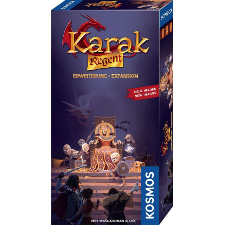 Kosmos 683252 Karak – Regent – Extension au Jeu de Base Karak, Jeu d'enfant passionnant à partir de 7 Ans pour 2 à 5 Personnes,