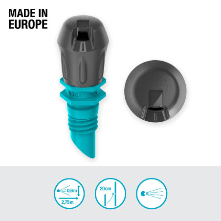 Gardena buse d’extrémité de plates-bandes système micro drip: Buse pour système d’arrosage, pour surfaces étroites et allongées