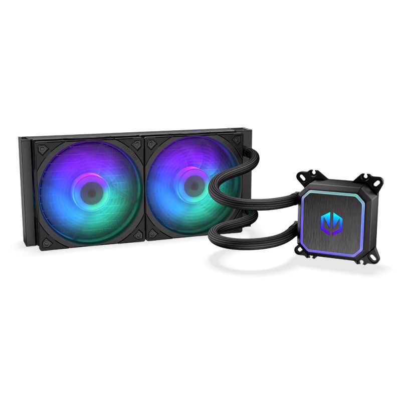 ENDORFY Navis F240 ARGB – Refroidisseur de CPU Liquide AIO, radiateur 240mm, Pompe PWM, 2X Ventilateurs Fluctus 120 PWM ARGB, In ENDORFY Navis F240 ARGB – Refroidisseur de CPU Liquide AIO, radiateur 240mm, Pompe PWM, 2X Ventilateurs Fluctus 120 PWM ARGB, In