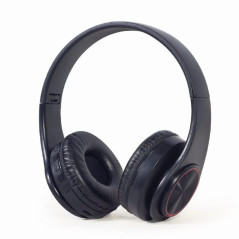 Gembird BT Stereo Headset - Casque de Jeu Bluetooth avec Effets Lumineux LED, pour Mobiles, PC, Portables - Confortable, Multifo