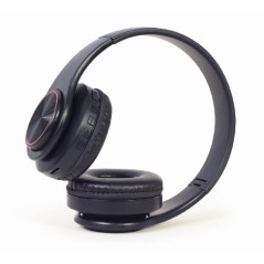Gembird BT Stereo Headset - Casque de Jeu Bluetooth avec Effets Lumineux LED, pour Mobiles, PC, Portables - Confortable, Multifo