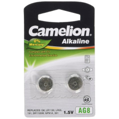 Camelion AG 8 LR55 Set de 2 Piles